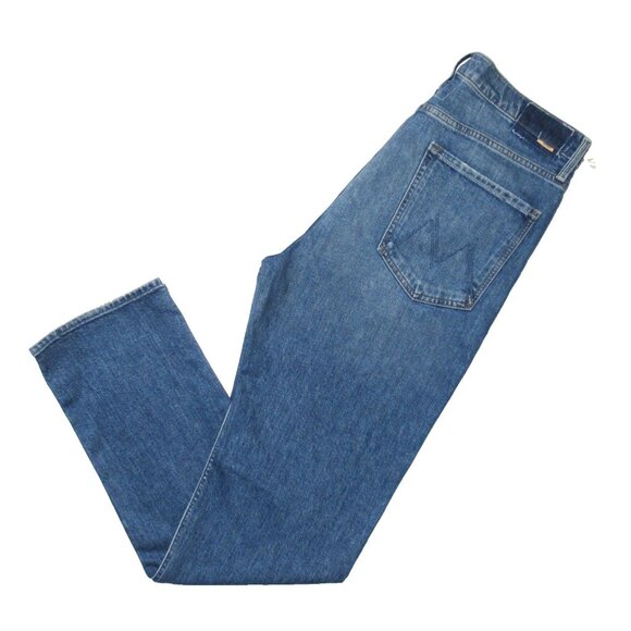 NWT Mother High Waisted Rider Skimp in Cowboys Don't Cry Straight Jeans 34 - Picture 6 of 9